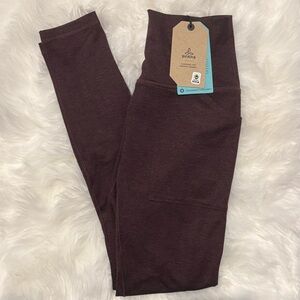 Prana Zawn Legging Women Size Small Regular NWT Maroon